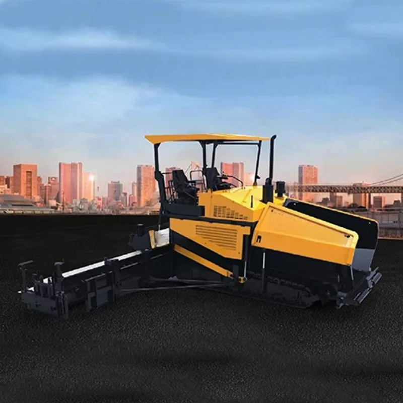 Road Machinery Mini Asphalt Pavers for Sale for Road Construction and Highway Paving Projects Suitable