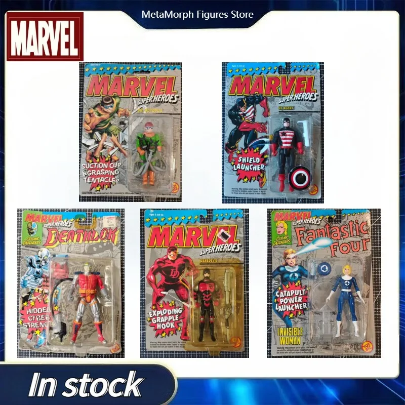 

Original Toybiz Fantastic Four INVISIBLE WOMAN/US AGENT/DAREDEVIL/DEATHLOK/OR OCTOPUS Anime Figure Toy Collection Model
