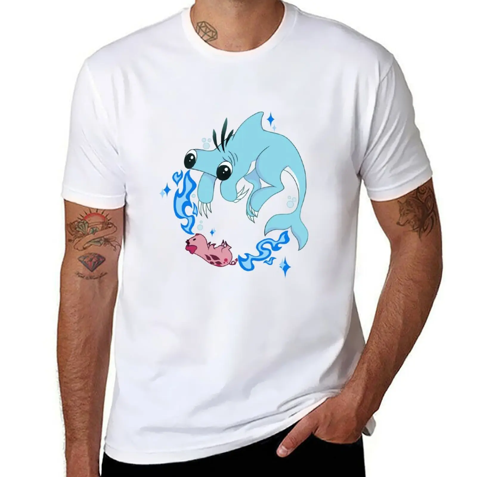 

Hazbin Pets Stickers T-Shirt anime t shirts oversize t shirts cotton 100% T-Shirt