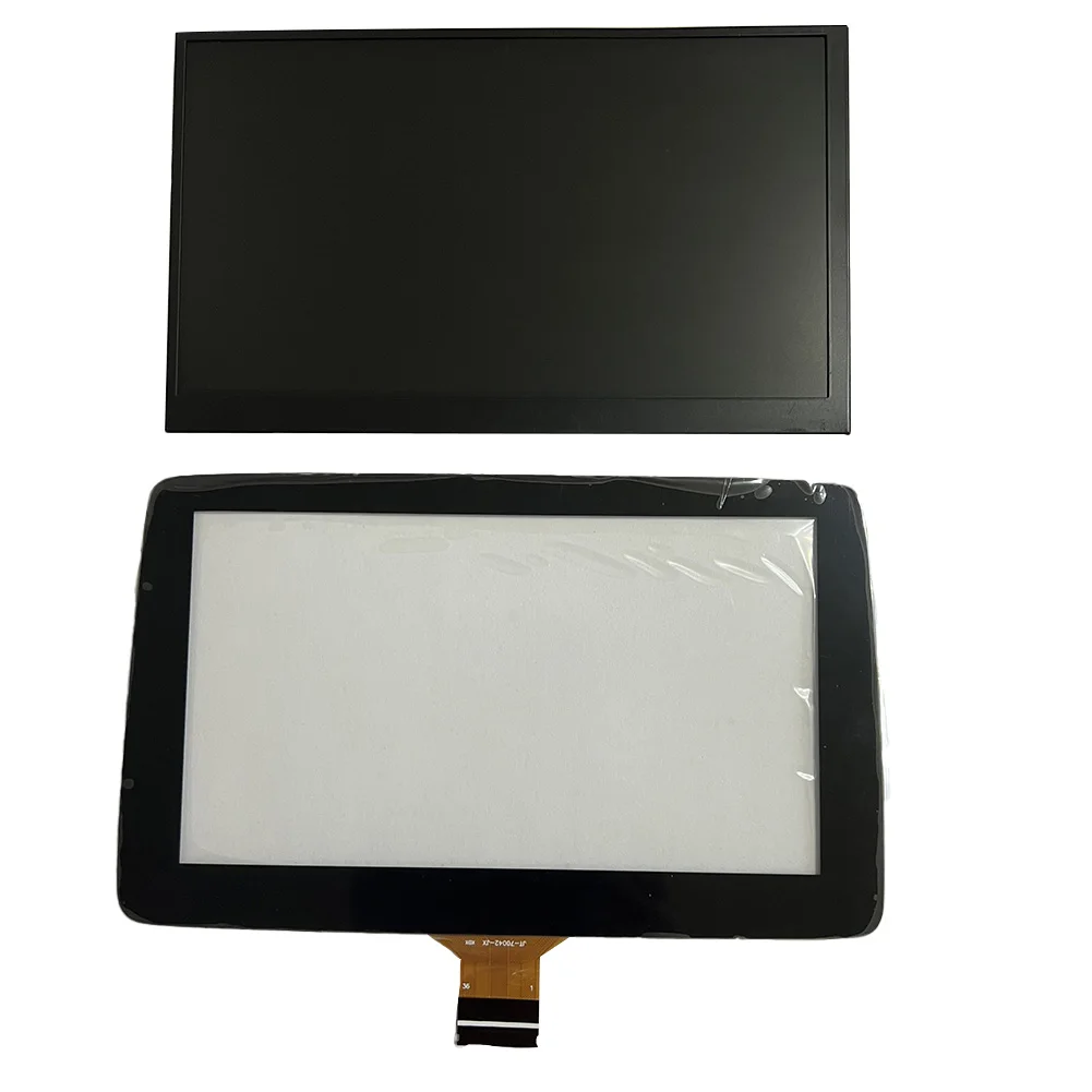 Car LCD Touch Screen 7 Inches 7 Inch LCD Display Anti-corrosion Direct Installation Metal Frame Non-deformation