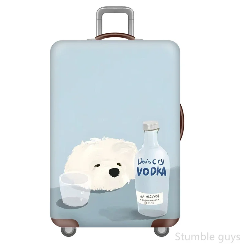 

Durable Elastic Anti-Scratch Luggage Cover Protective Dustproof Suitcase Sleeve Reliable Fits 18-32 Inch Rolling Luggage