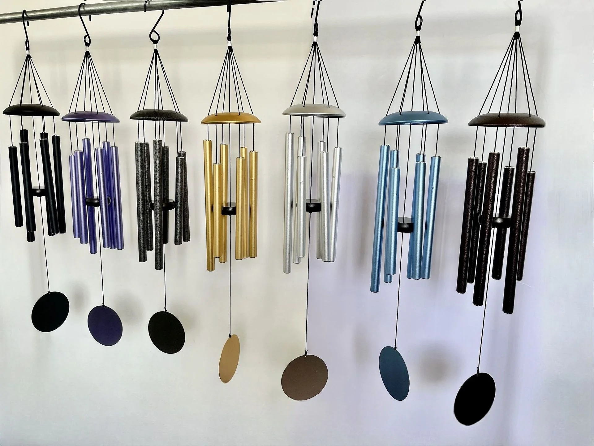 New 35-inch Retro Metal Wind Chimes Aluminum Tube Music Metal Memorial Wind Chime Sympathy Memorial Gift Hanging Decorations