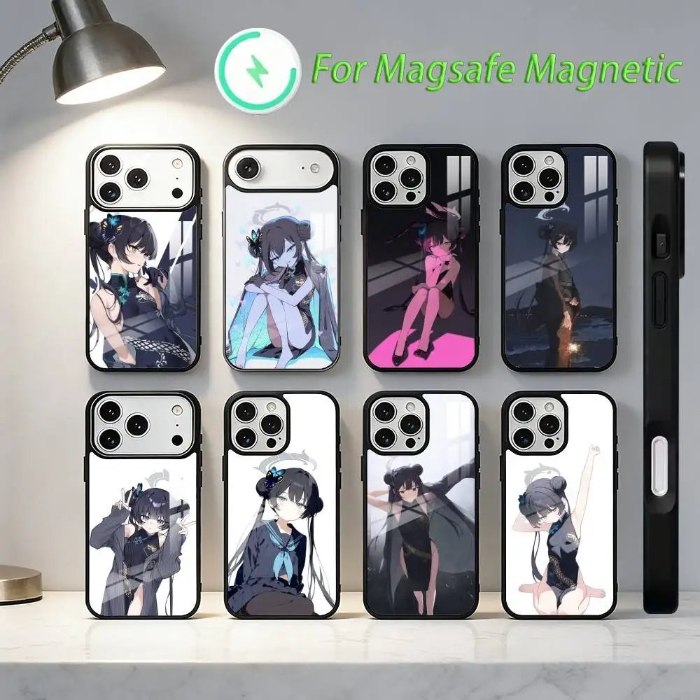 

Cute R-Ryuuge Kisaki Phone Case For iPhone 17,16,15,14,13,12,11,Plus,Pro,Max Magnetic Wireless Charging