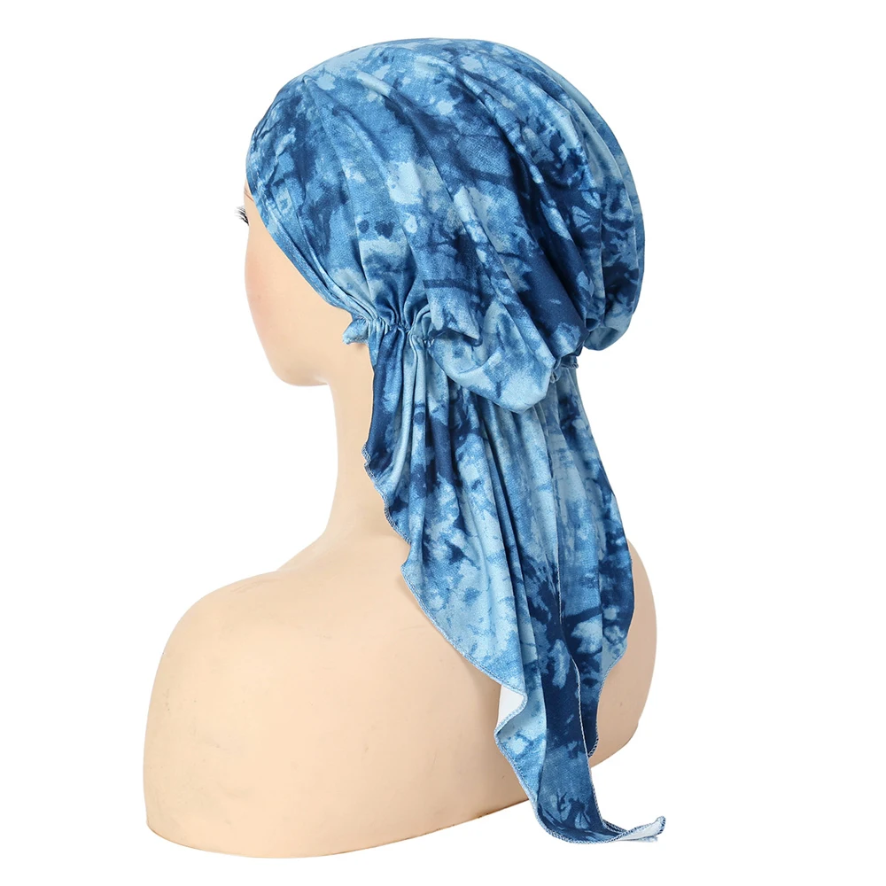 Leopard Print Muslim Hijab Hats Fashion Soft Inner Caps High Quality Turban Ladies Stretch Undercap Thin Headband Shawl RIMAIRE