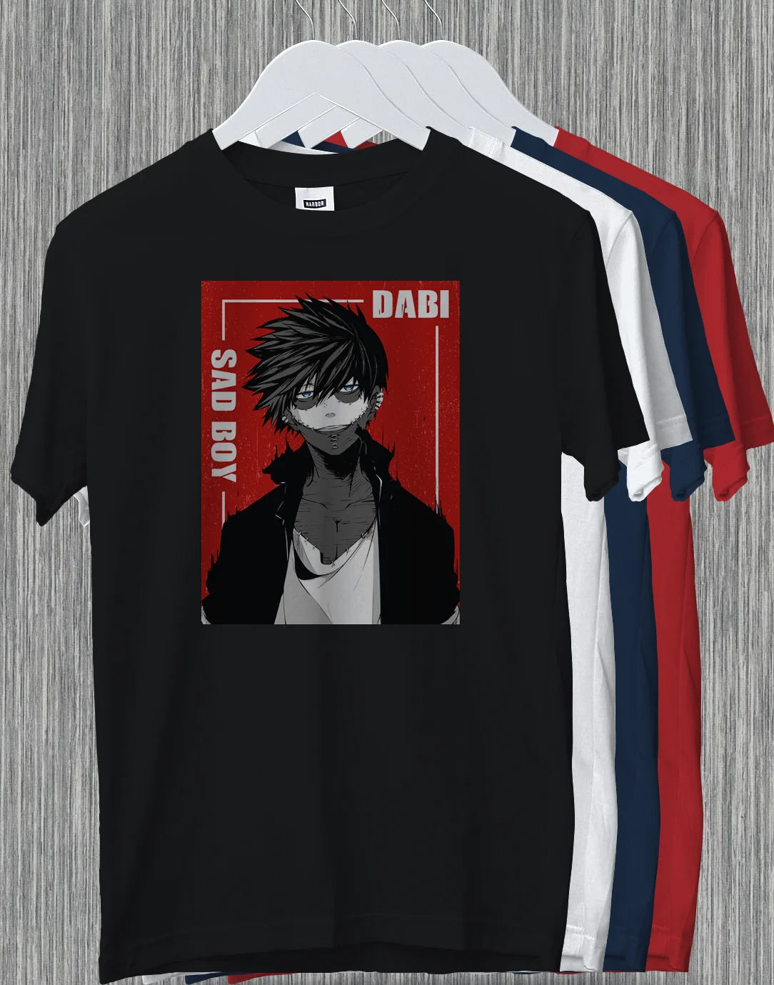 Dabi Sad Boy Boku No  Hero Academia Anime Manga Otaku Fans Allmight Funny Gift T-Shirt