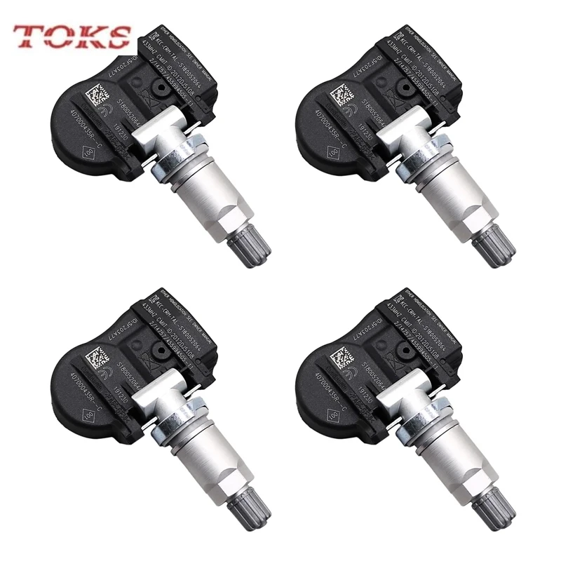 4Pcs Tire Pressure Sensor 407000435R 407003743R 433MHz For Renault FLUENCE LAGUNA LATITUDE MEGANE Zoe 40700-0435R/40700-3743R