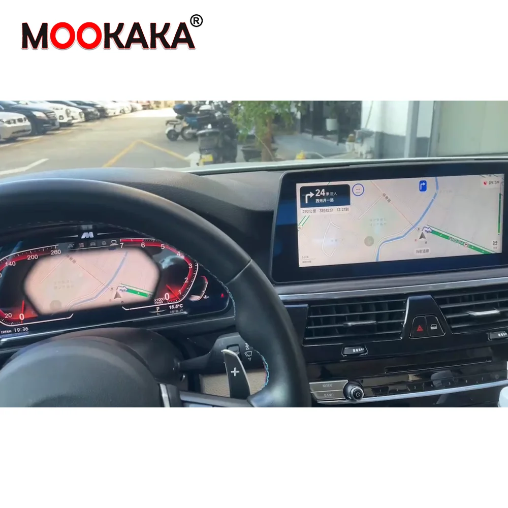 Car Dashboard Digital Cluster For BMW 5 Series F10 F11 F18 2010-2017 LCD Instrument Virtual Cockpit Speedometer Meter Head Unit