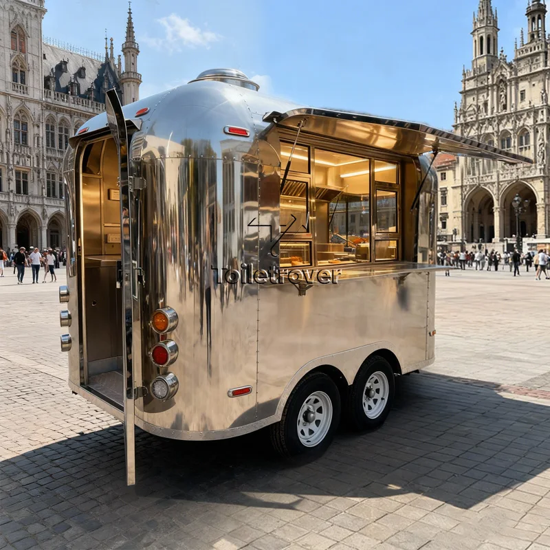 

Оптовая продажа: Мобильный фудтрак-прицеп для уличной торговли, коммерческий фудтрак для ночного рынка и закусок