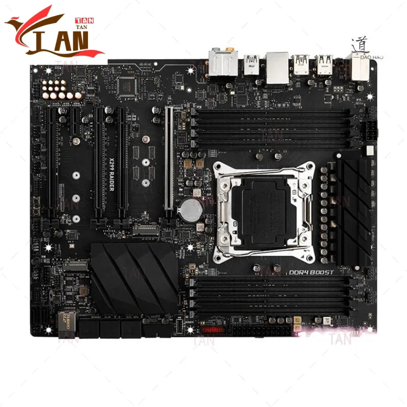 

For X299 RAIDER Motherboard 128GB M.2 SATA III LGA 2066 DDR4 X299 Mainboard 100% Tested Fully Work TAN