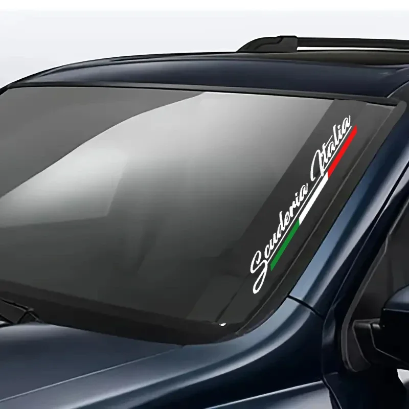 

Car Sticker For Alfa Romeo 159 147 1pc Car Windscreen Window Sticker Scuderia Italia Graphics Vinyl Decal For Alfa Romeo Stelvio