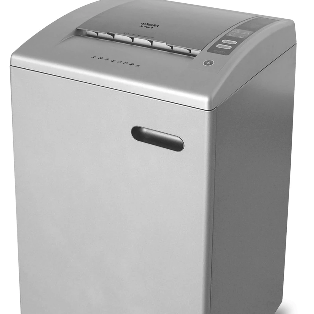 

Aurora AS1540CD Plastic Paper Shredder, 15 sheet Micro cut Heavy Du ty Shredding machine for Office & SOHO Commercial Shredder