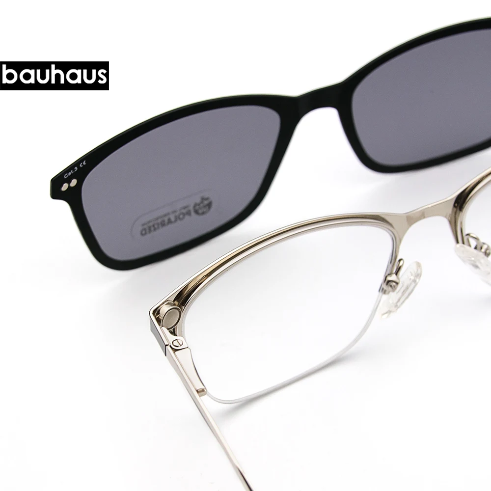 Metal Half Rimless Frame Men Eyeglasses Fashion Frame Brand Design Plain Eye glasses retro de grau femininos