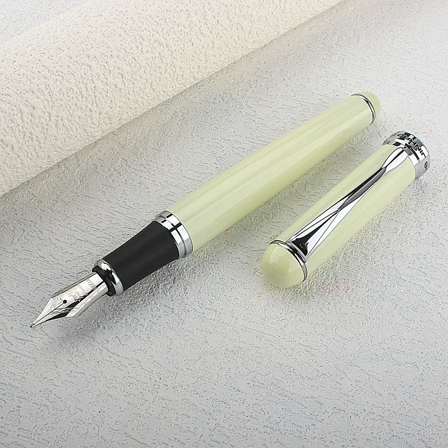 New Jinhao X750 Deluxe Black 18kgp Fountain Pen 18kgp Medium Nib Fountain Pen Hot Black