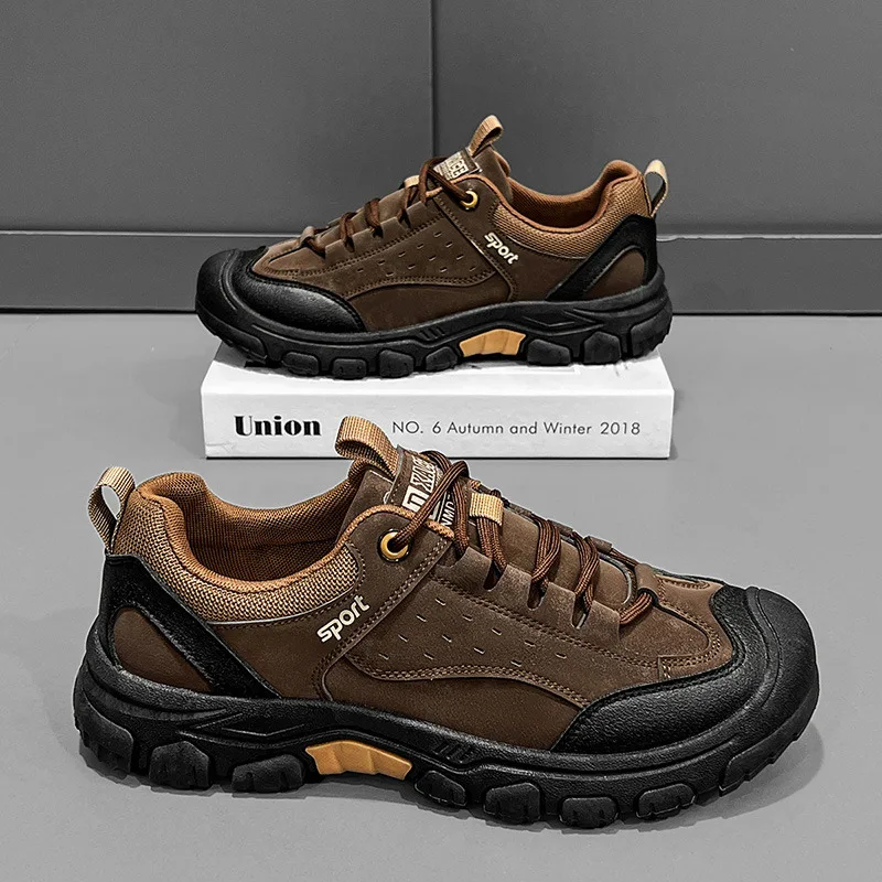 

2025 Outdoor Hiking Shoes for Men Comfortable Non-slip Men's Trekking Sneakers Big Size 46 Sports Shoes Men zapatillas de hombre