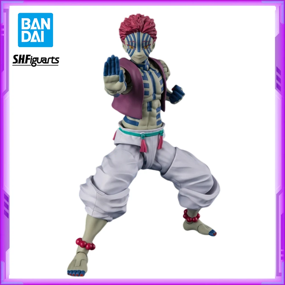

Original BANDAI SHF Demon Slayer Akaza PVC Anime Figures Action Figure Model Toys Gift