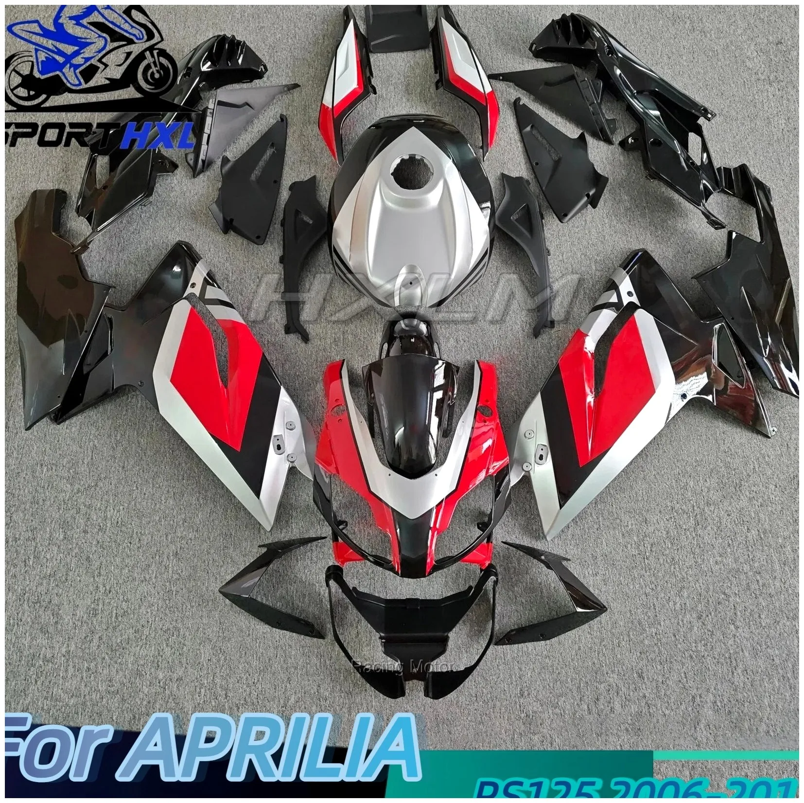 ABS Injection Fairing For Aprilia RSV125 RS 125 RS125 R RS-125 Purple black | Racing Motor Store