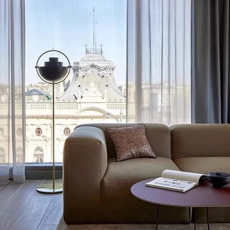 Modern minimalist designer model study bedroom medieval lamp living room floor lamp