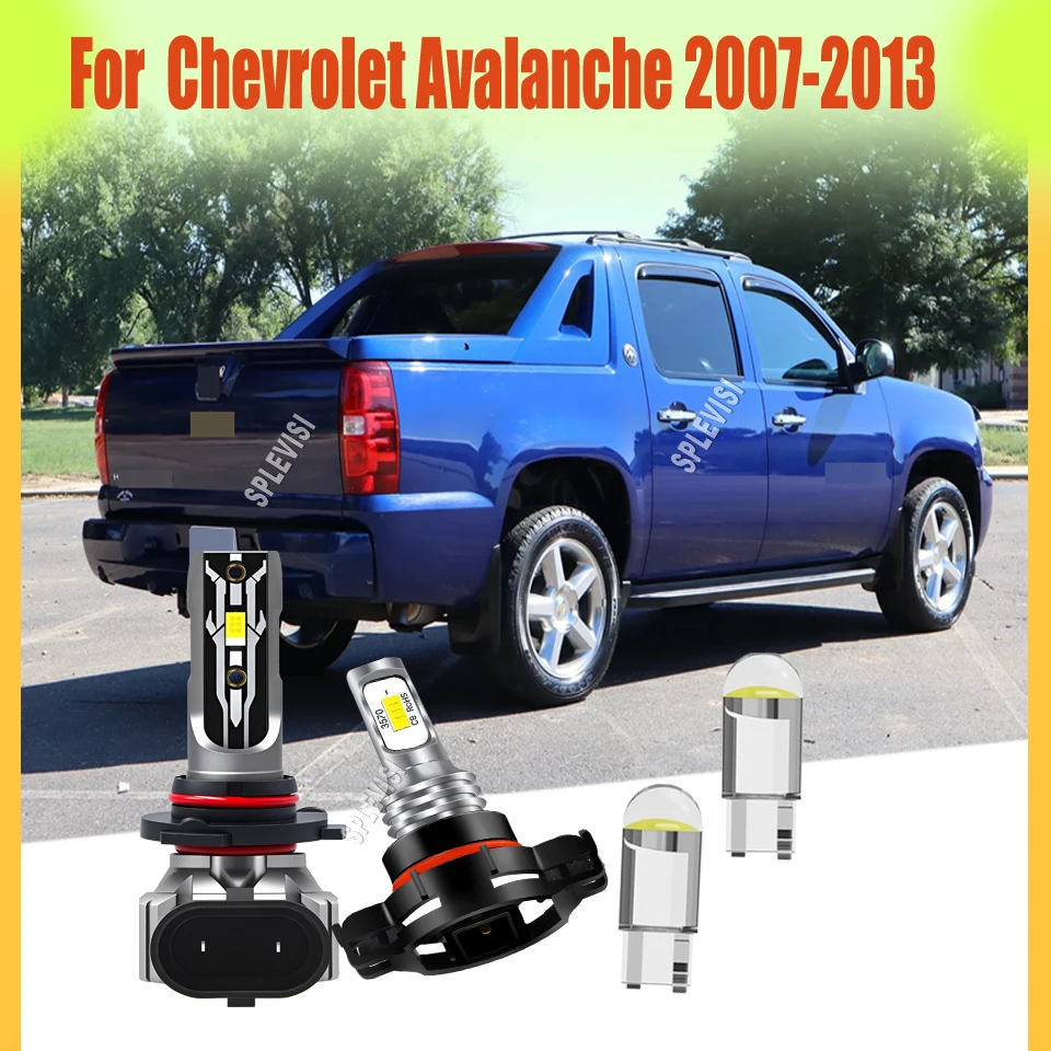 

LED White Headlight Bulb Foglight - Essential for Safe Highway For Chevrolet Avalanche 2007 2008 2009 2010 2011 2012 2013
