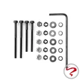 with silver lock nut