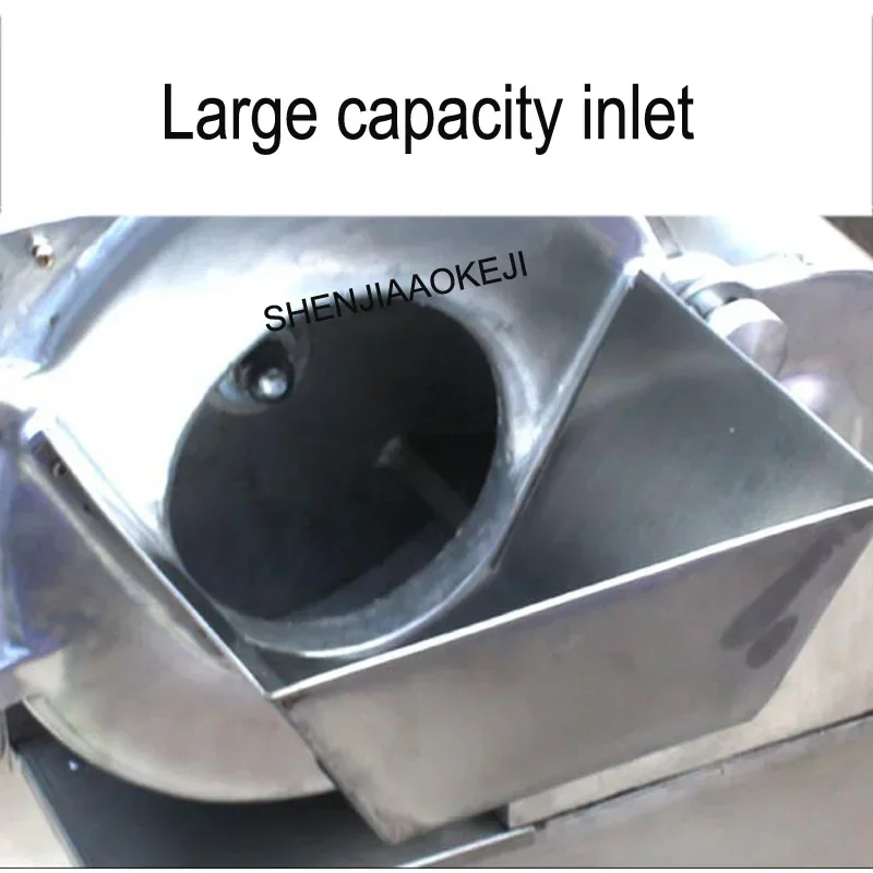 الأجهزة التجارية CHD-100 آلة التكعيب التجارية الفولاذ المقاوم للصدأ قطاعة الخضراوات الخضار دوامة القطاعة 220 فولت 1 قطعة