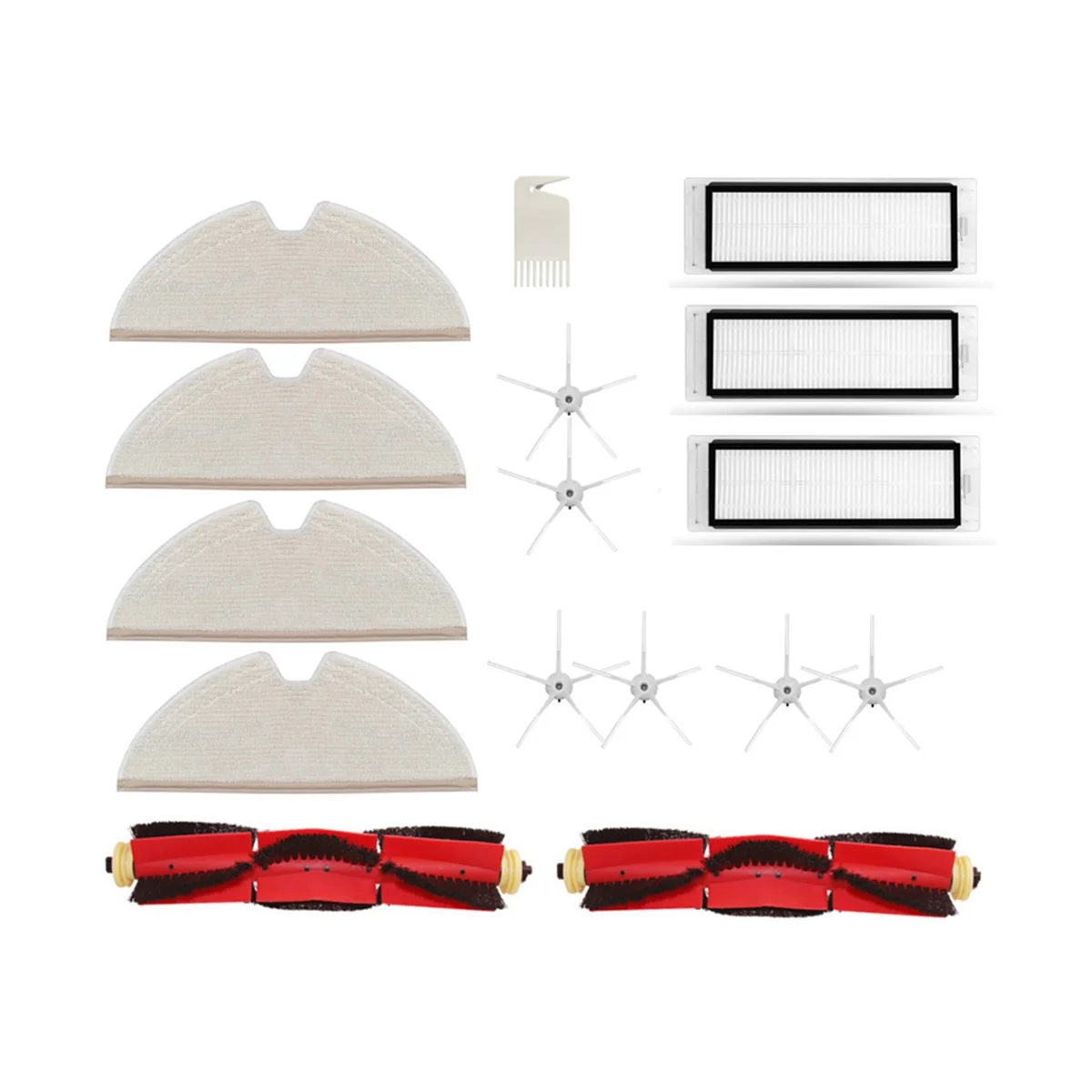 Para S5 Max S50 S55 S5 T7Pro T6 piezas de Robot aspirador puro cepillo principal Cepillo Lateral cepillo de limpieza de filtro Hepa