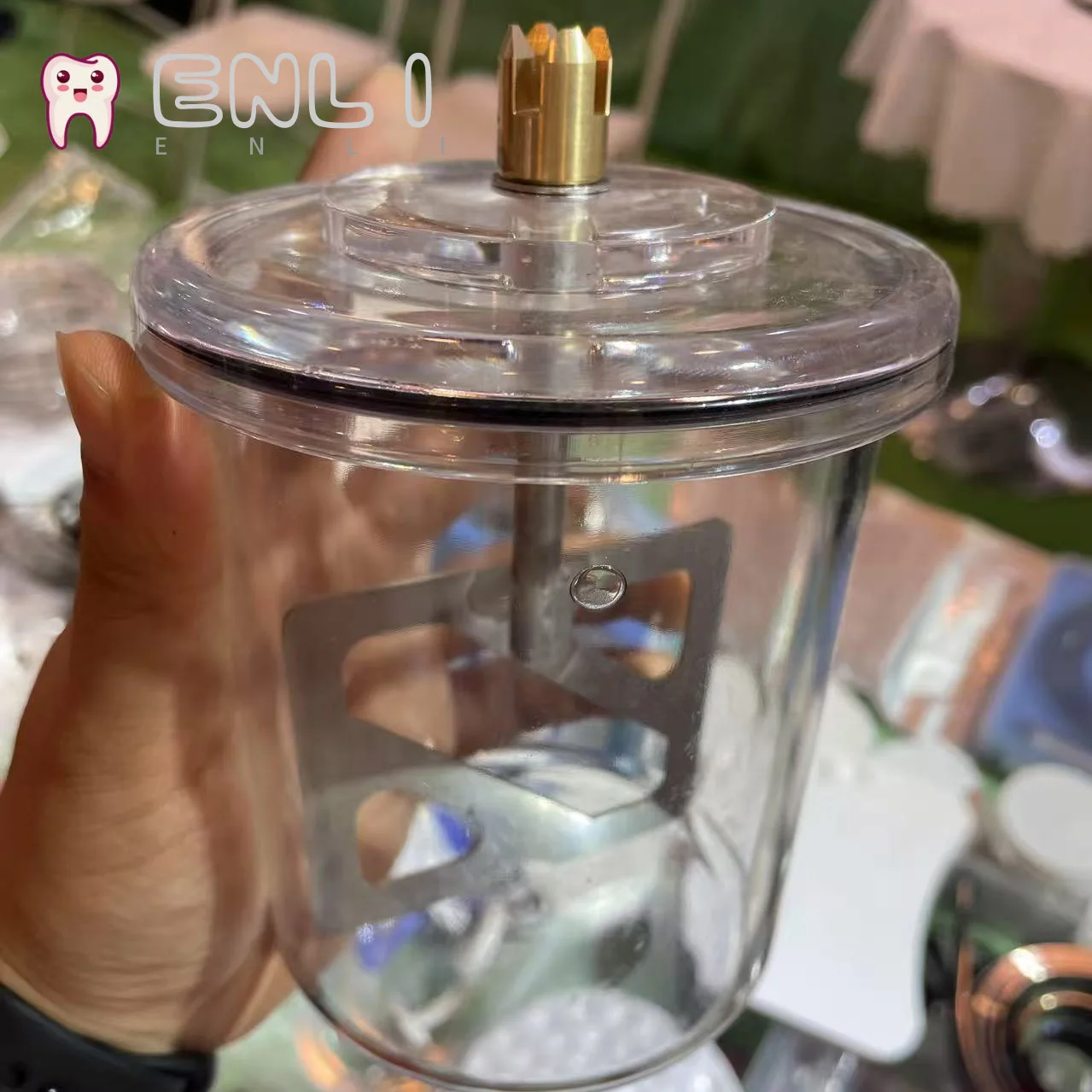 Dental Mixing Cups Vacuum Mixer With Blade 250-1000ML Dentistry Beaker Lab Tool Accessories