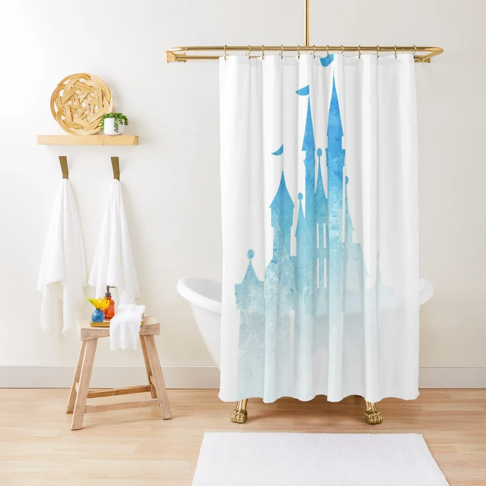 

blue childhood dream - edit Shower Curtain Bathroom Curtain Box Bathroom Shower