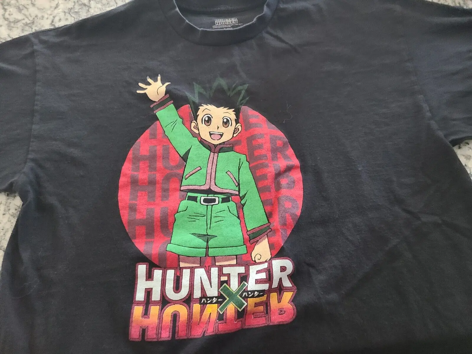 Hunter x Hunter T Shirt Mens XL Black Anime Comic Yoshihiro Short Sleeve Tee