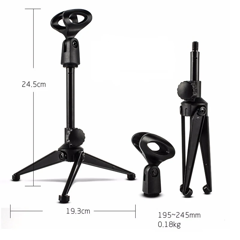 데스크탑 마이크 스탠드 PC-03 전문 조정 가능한 유연한 금속 마이크