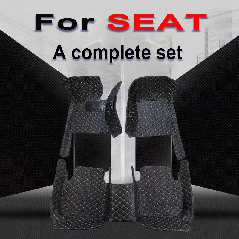 Car Floor Mats For SEAT Ateca Arona ibiza Leon Toledo Leon ST Alhambra Exeo Car Accessories