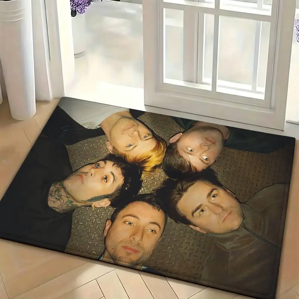 B-BringS Me The HorizonS Bmth Floor Mat Soft Non Slip for Entry Door Bathroom Indoor Home Decorative Carpet