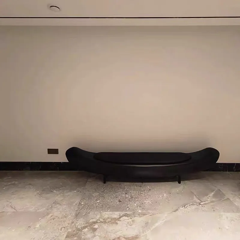 Simple Modern Fiberglass Art Beauty Hull Bench Marketing Center Front Desk Negotiation Chair Outdoor