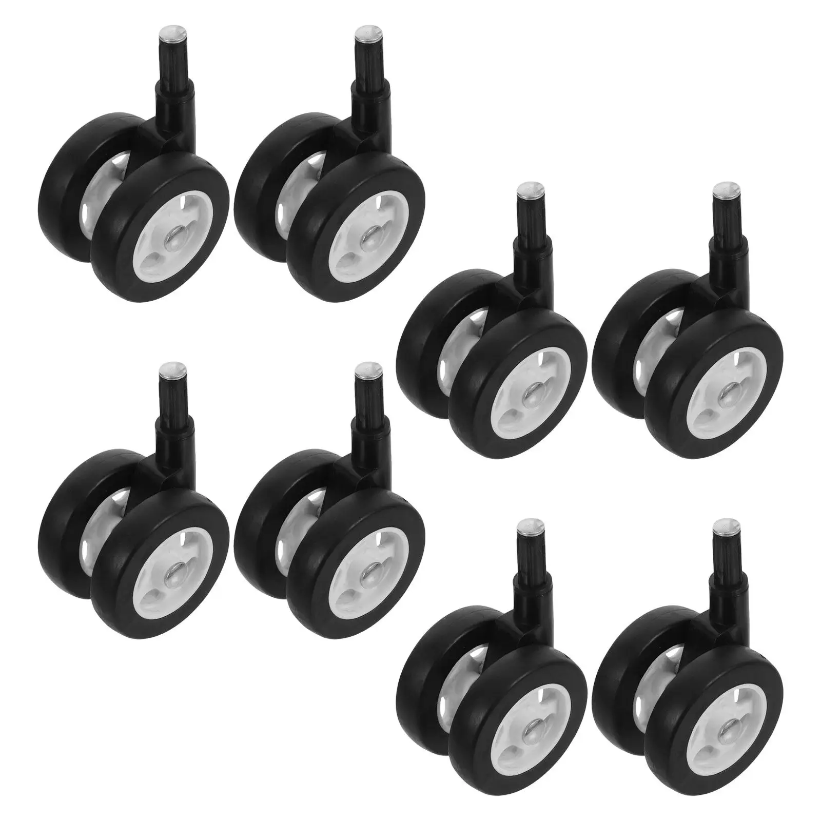 8 Pcs Baby Toddler Wheels Walker Stroller Replacement Front Back Accessories Caster Kids Embrace PP for