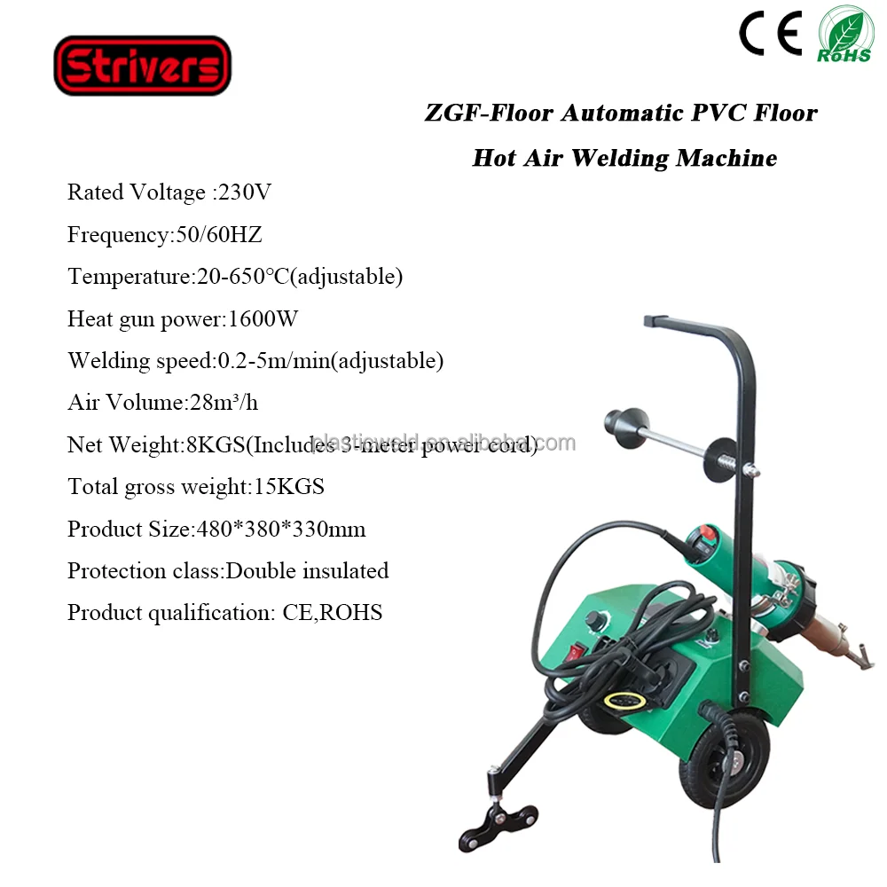 ZGF-Floor Automatic Hot Air PVC Plastic Welding Machine Vinyl Floor Banner Machine In Roofing & Pond Liner Installation