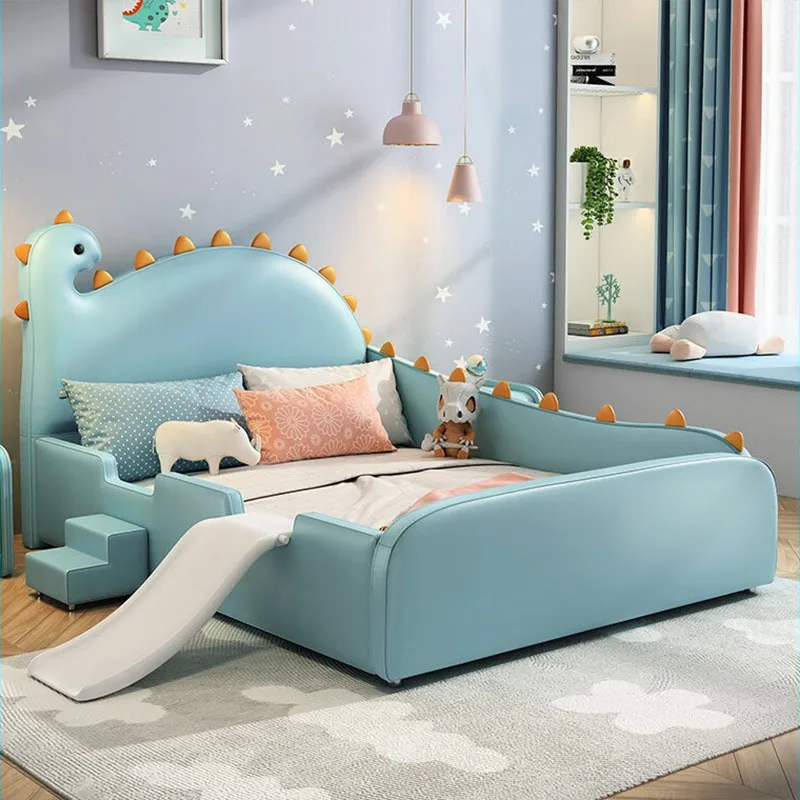 Single 1.5m pink ribbon guardrail, slide bed