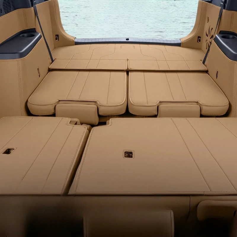 

Rear Trunk Mats Leather Full Surround Anti-scratch Cargo Liner Non-slip Protective Mat For BYD Leopard 8 2024 2025 Accessories