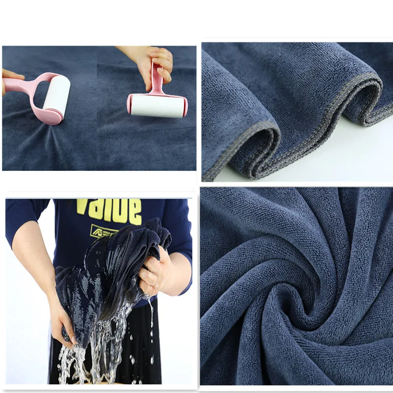 Ultra-micro fiber bath towel, super-large, soft, high absorption, fast-drying, non-fading, multi-functional use of towels