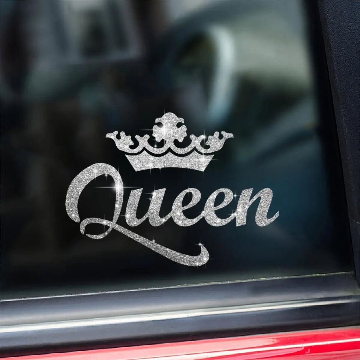 1pc CROWN QUEEN Car Stickers imitation drill shines brightlyFashion Waterproof Vinyl Decal Auto Sticker for Car laptop water cup