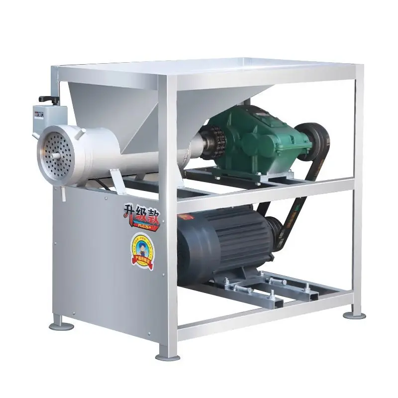 

Commercial electric meat grinder feeding dog and chicken rack high-power bone crushing