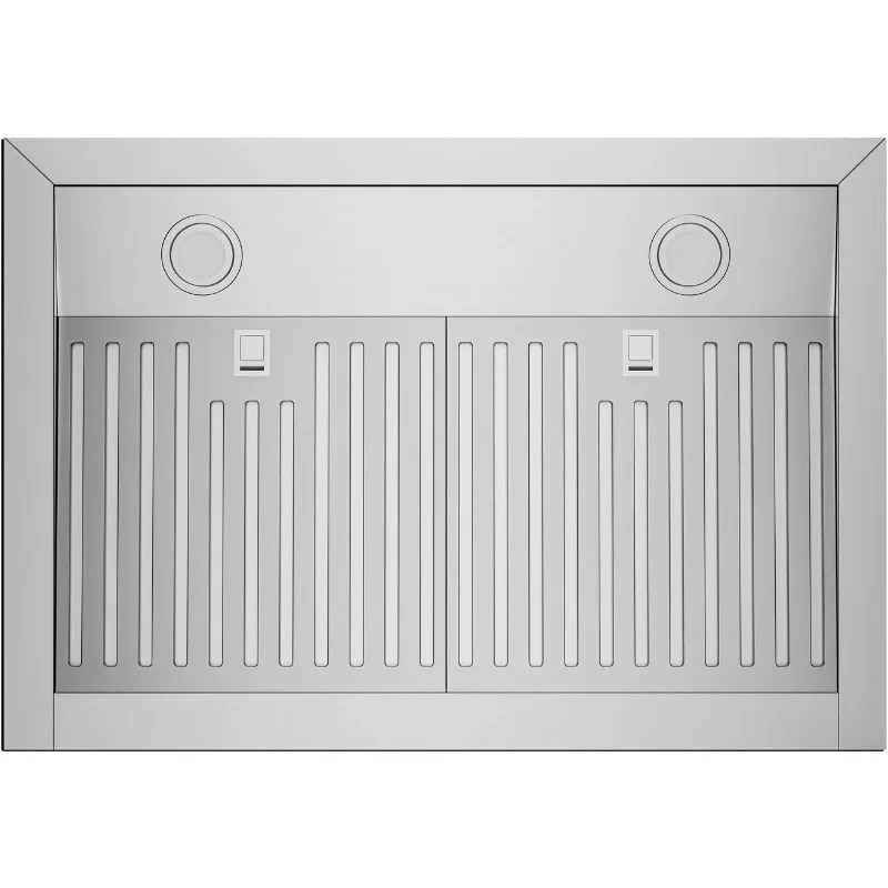 Sob Cabinet Gama Hood Ducted Exhaust Kitchen Vent, Soft Touch Controles, Motor De Alumínio Selado, Filtros Permanentes, LEDs, 30"