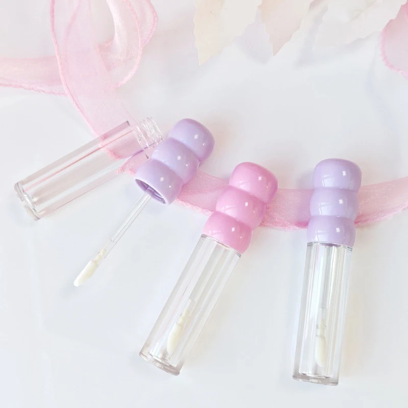 1 pz 3/3.5 ml vuoto trasparente lip gloss tubi di plastica balsamo per le labbra tubo rossetto campione contenitore cosmetico contenitore per trucco