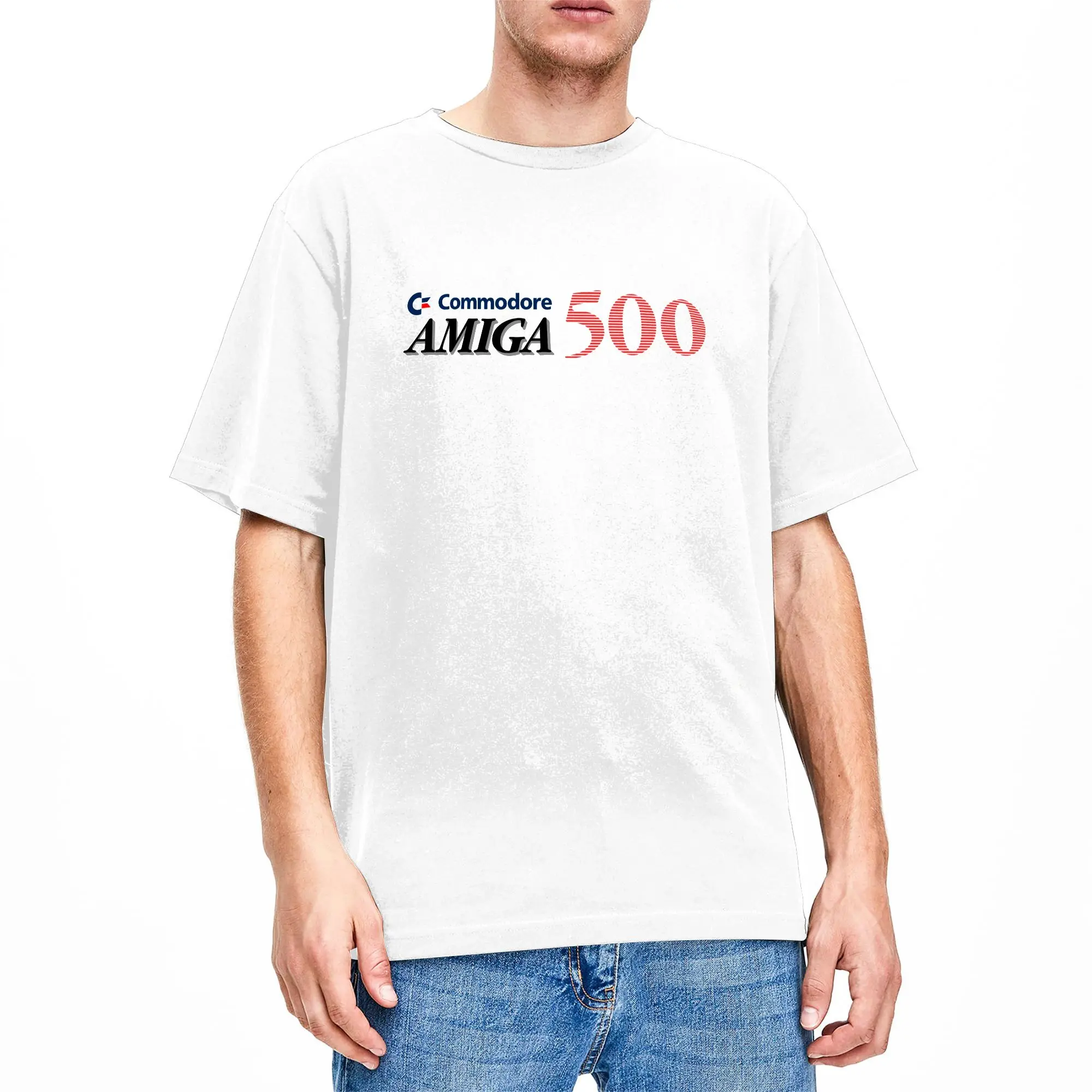 Commodore Amiga 500 T-Shirt Summer  Trending T Shirts 100 Cotton Breathable Oversized Clothing Short Sleeve Y2K Basic Tshirt