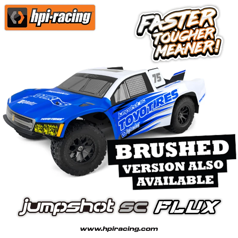 

RTR Off-Road Vehicle HPI Jumpshot SC FLUX 1/10 Remote Control Brushless Racing Car 160268 RC Toys