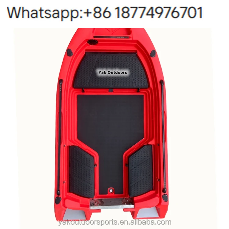Outdoors Versatile 10ft Mini Jet Boat 8-20mm Power Ka for 2 Persons 300KGS Outdoor Adventures Plastic Material