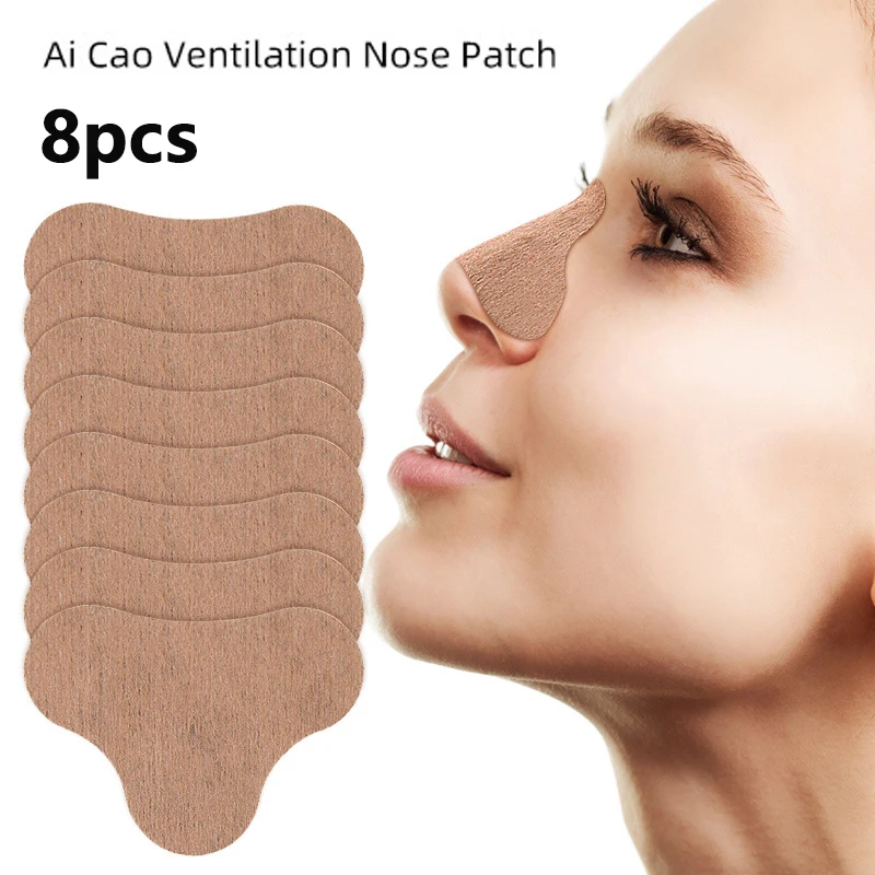 

8pcs Nose Strips Anti Snoring Strips Snoring Breathe Anti Snore Nose Strips Correcting Breathing Comfortable Nose Stickers
