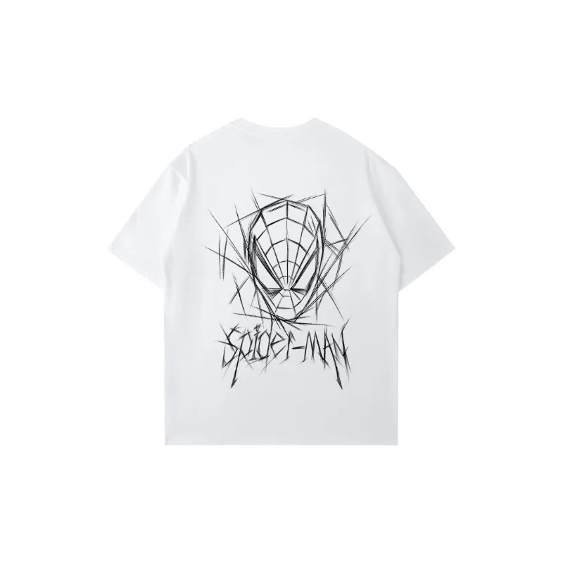 Children's T-shirt Marvel Spider Man Sketch Hand Drawn Ameri