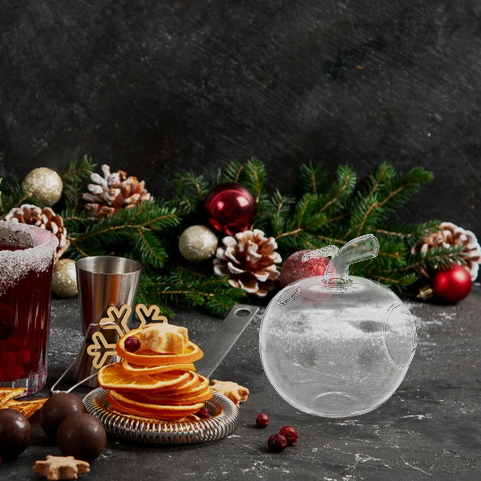 

Novelty Apple Glassware Set Clear Cocktail Glasses for Christmas Party Juice Milk Drinking Glasses