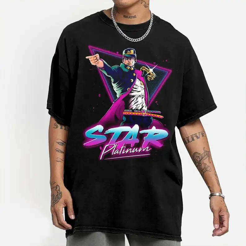 

Anime JJ's Bizarre Adventure T-Shirt, Anime T-Shirt