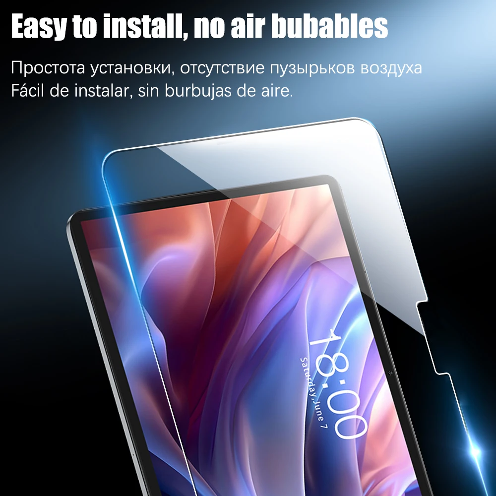2PCS Tempered Glass Screen Protector for Teclast T50 Pro T65 Max T60 M50 Pro HD P30t Air P30s P85t Teclast Accessories Fi