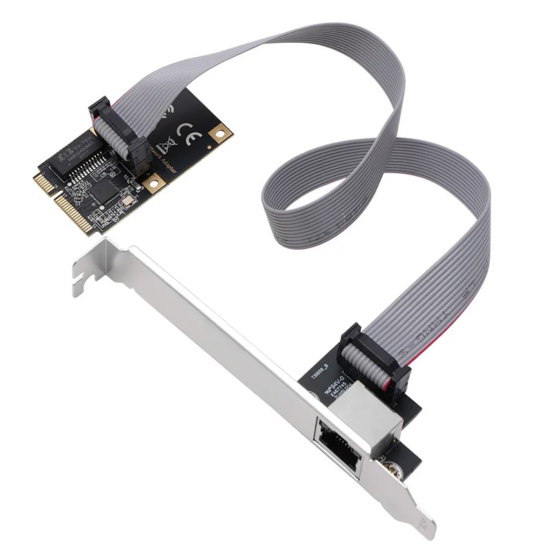 Mini PCIe to 2.5g Gigabit Ethernet Card 2500M Desktop RJ45 Single Port Mini PCI-E Expansion Card